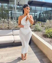 Load image into Gallery viewer, Sexy perspective mesh beach dress AY2063