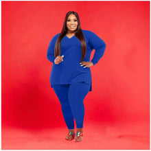 Load image into Gallery viewer, Fashion casual solid color two-piece suit(AY1276)