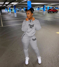 Load image into Gallery viewer, Fashion printed letter sports suit(AY1363)