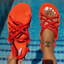 Load image into Gallery viewer, New style rope foot sandals JG0128