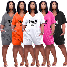 Load image into Gallery viewer, PINK printed jumpsuit(Non-brand) AR2116