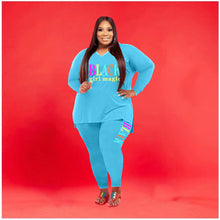 Load image into Gallery viewer, Fashion printing two-piece suit(AY1388)