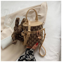 Load image into Gallery viewer, Jacquard cylinder handbag messenger bag AB2059