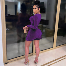 Load image into Gallery viewer, Sexy zipper side slit dress(AY1437)