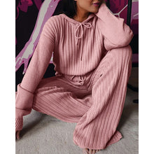 Load image into Gallery viewer, Pit strip loose hooded casual suit (AY1385)