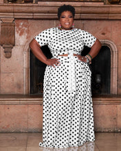 Load image into Gallery viewer, Fashion polka dot casual suit AY1142