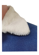 Load image into Gallery viewer, Fashion plush denim skirt two-piece suit(AY1474)