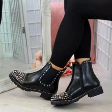Load image into Gallery viewer, Rivet fashion short boots Martin boots(HPSD147)