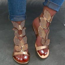 Load image into Gallery viewer, Butterfly Rhinestone sandals HPSD220