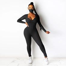 Load image into Gallery viewer, Solid color V-neck tights(AY1223)