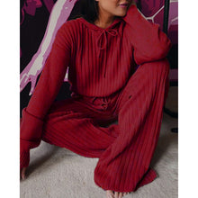 Load image into Gallery viewer, Pit strip loose hooded casual suit (AY1385)