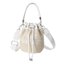 Load image into Gallery viewer, Fashion straw woven bucket bag（AB2117
