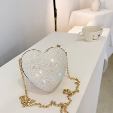 Load image into Gallery viewer, Fashion rhinestone love crossbody bag AB2124
