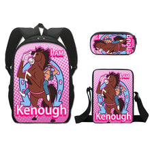 Load image into Gallery viewer, Barbie printed backpack three piece set AB2135
