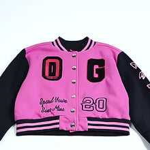 Load image into Gallery viewer, Versatile contrasting color baseball jacket top AY3333
