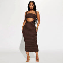 Load image into Gallery viewer, Two-piece long skirt set AY2842
