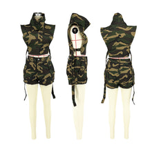 Load image into Gallery viewer, Fashion camouflage shorts set（AY2992
