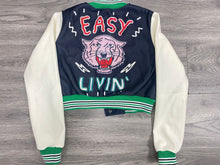 Load image into Gallery viewer, Fashion printed patchwork baseball jacket AY3137
