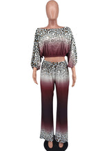 Load image into Gallery viewer, Fashion printed two-piece setAY3122
