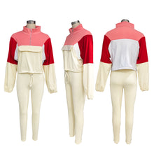 Load image into Gallery viewer, Fashion color blocked two-piece set AY3611
