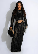 Load image into Gallery viewer, knitted hollow fringed beach dress AY3070
