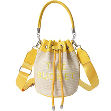 Load image into Gallery viewer, Fashion straw woven bucket bag（AB2117
