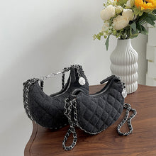 Load image into Gallery viewer, Fashion chain denim crossbody bag AB2141
