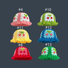 Load image into Gallery viewer, Fashionable flower knitted hat AE4138
