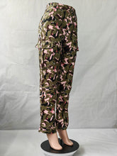 Load image into Gallery viewer, Fashion high waisted camouflage pocket pants AY3181
