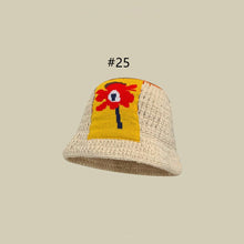 Load image into Gallery viewer, Fashionable flower knitted hat AE4138
