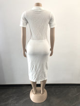 Load image into Gallery viewer, Stretch knit hollowed out dress AY2849
