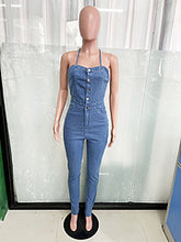 Load image into Gallery viewer, Hot selling denim jumpsuit AY3420
