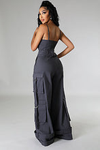 Load image into Gallery viewer, Sexy strapless multi pocket jumpsuit AY3583
