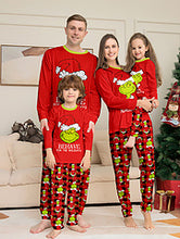 Load image into Gallery viewer, Christmas parent-child holiday home clothing and pajama set AY3296
