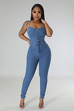 Load image into Gallery viewer, Hot selling denim jumpsuit AY3420
