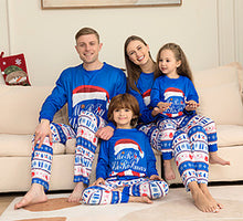 Load image into Gallery viewer, Christmas parent-child holiday home clothing and pajama set AY3296
