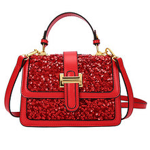 Load image into Gallery viewer, Fashion sequin crossbody small square bag AB2153
