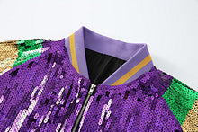 Load image into Gallery viewer, Sequin baseball jacket AY3334
