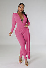 Load image into Gallery viewer, Hot selling sexy deep V-neck jumpsuit AY3579
