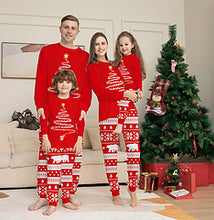 Load image into Gallery viewer, Christmas parent-child holiday home clothing and pajama set AY3296
