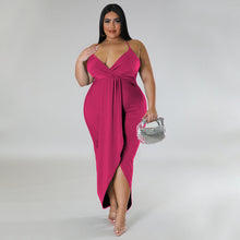 Load image into Gallery viewer, Hot selling V-neck stretch dress  AY2660
