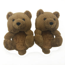 Load image into Gallery viewer, New style parent-child teddy bear slippers(Adult+children)
