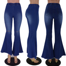 Load image into Gallery viewer, Hot selling high stretch big flared jeans(Only pants)
