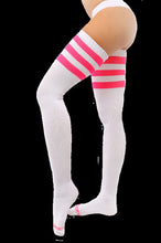 Load image into Gallery viewer, Rainbow striped over-the-knee long socks（AE4045）
