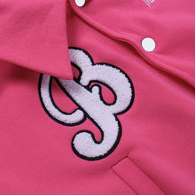 Load image into Gallery viewer, Embroidered Letter Print Baseball Jacket（AY2370）
