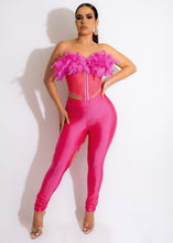 Load image into Gallery viewer, Sexy feather tube top two piece set（AY1970）
