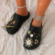 Load image into Gallery viewer, Explosive Rhinestone Hole Shoes Baotou Sandals（HPSD099）
