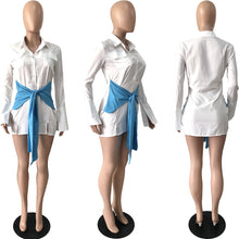 Load image into Gallery viewer, Fashion Shirt Patchwork Dress（AY2267）
