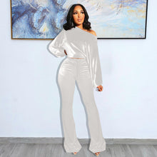 Load image into Gallery viewer, Fashion one-shoulder horn two-piece suit（AY1364）

