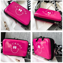 Load image into Gallery viewer, Trendy square box-shaped smiley crossbody bag（AB2035）
